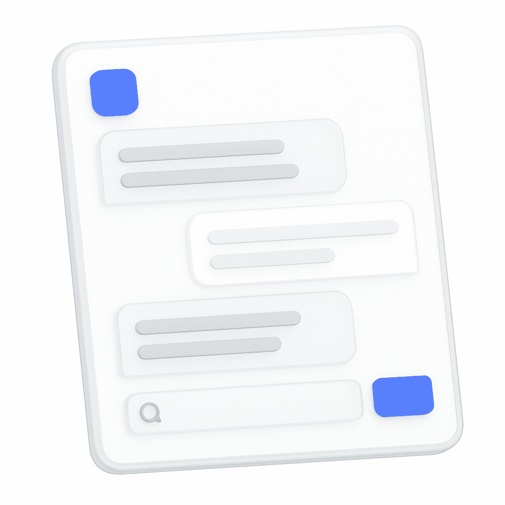 Chatbot interface demo